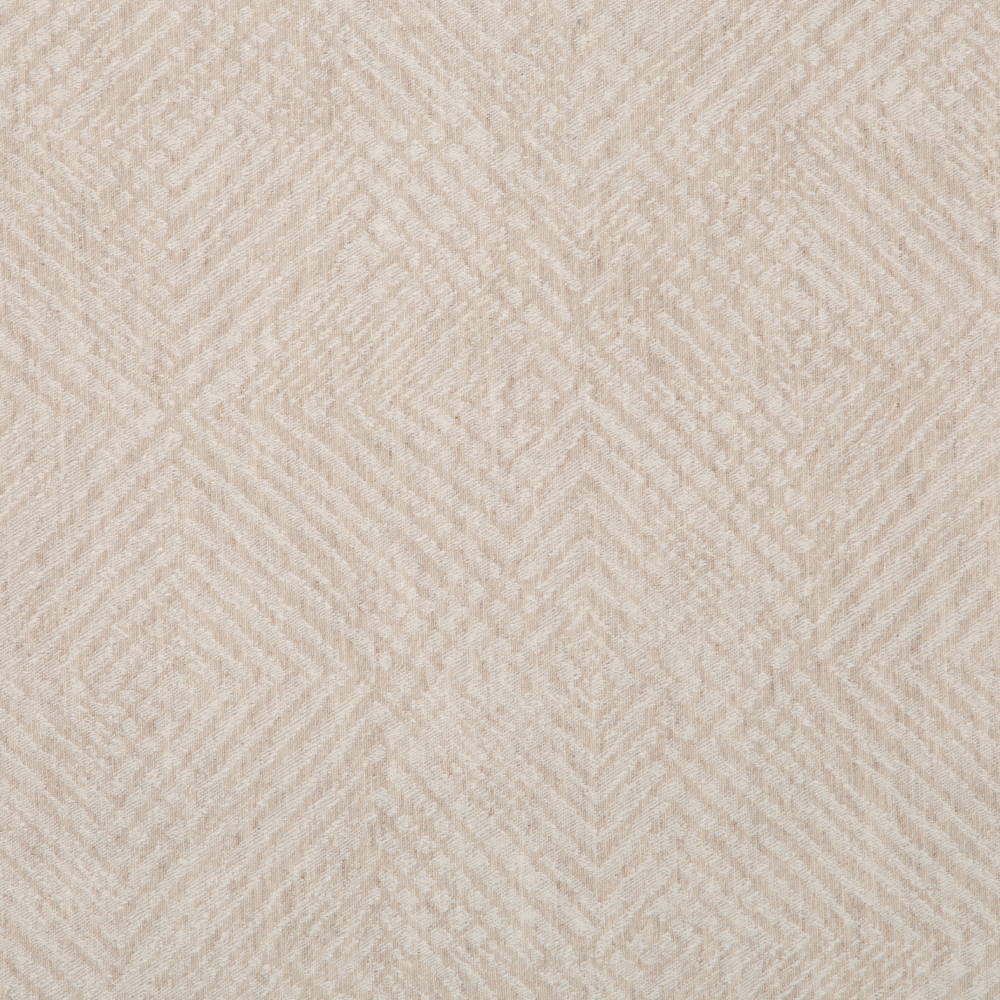 Kisumu: Ferri Chevron Pattern Furnishing Fabric; 290cm, Cream 1