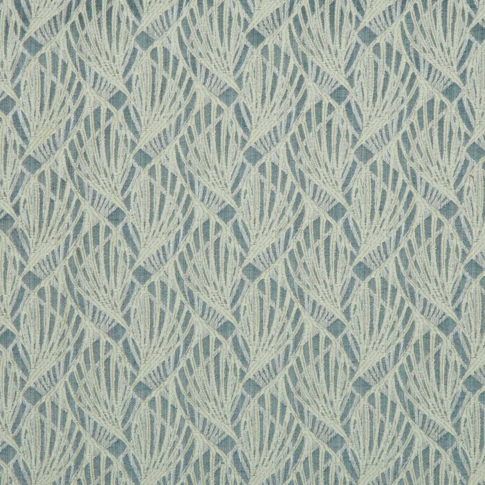 Mysore Collection: Neptune Interlocking Pattern Polyester Fabric; 280cm, Navy Blue 1
