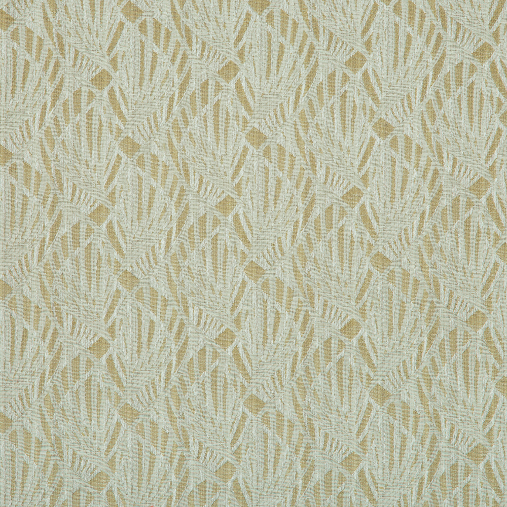 Mysore Collection: Neptune Interlocking Pattern Polyester Fabric; 280cm, Khaki 1
