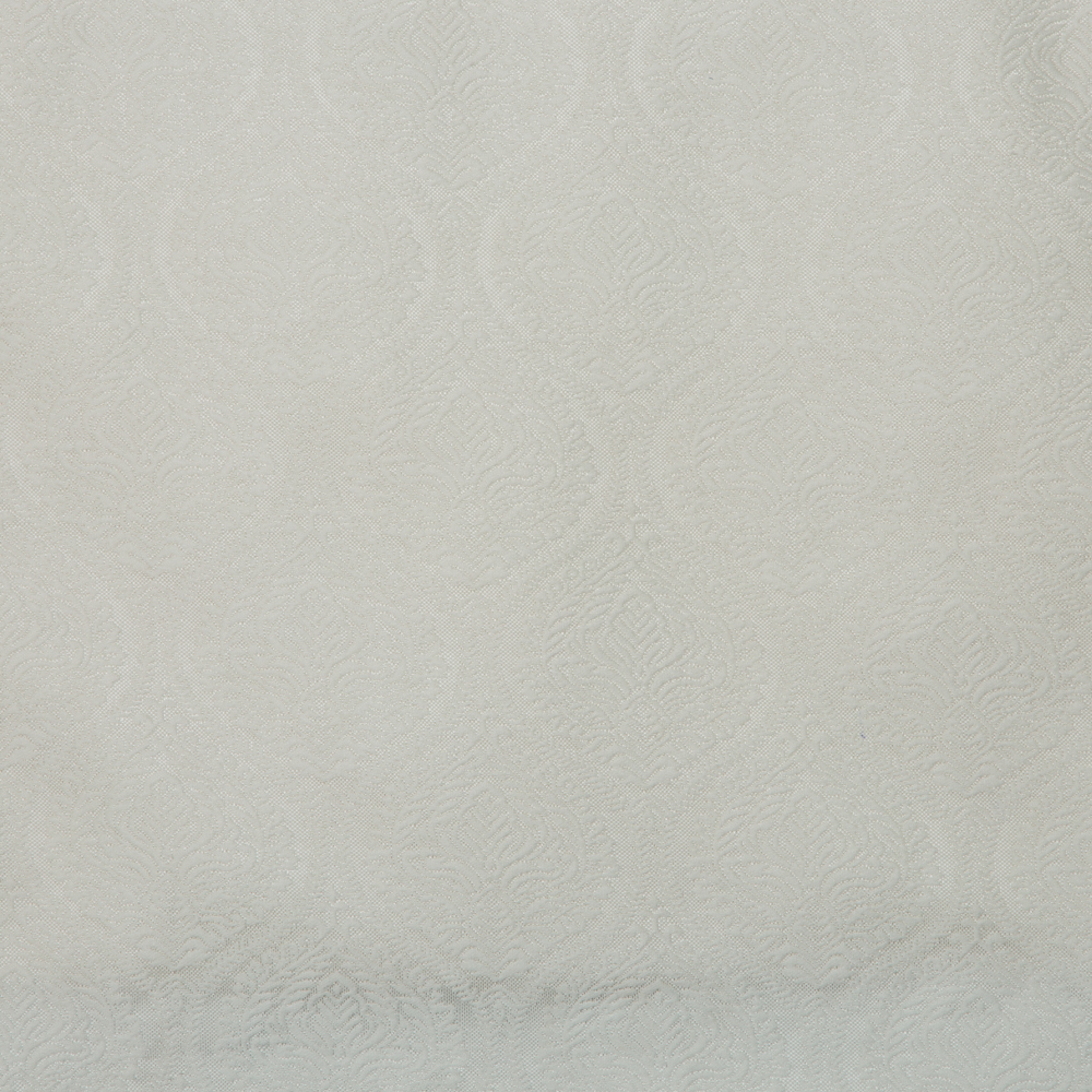 Newton Collection: Quarterfoil Curtain Fabric; 288cm, Pastel Grey 1