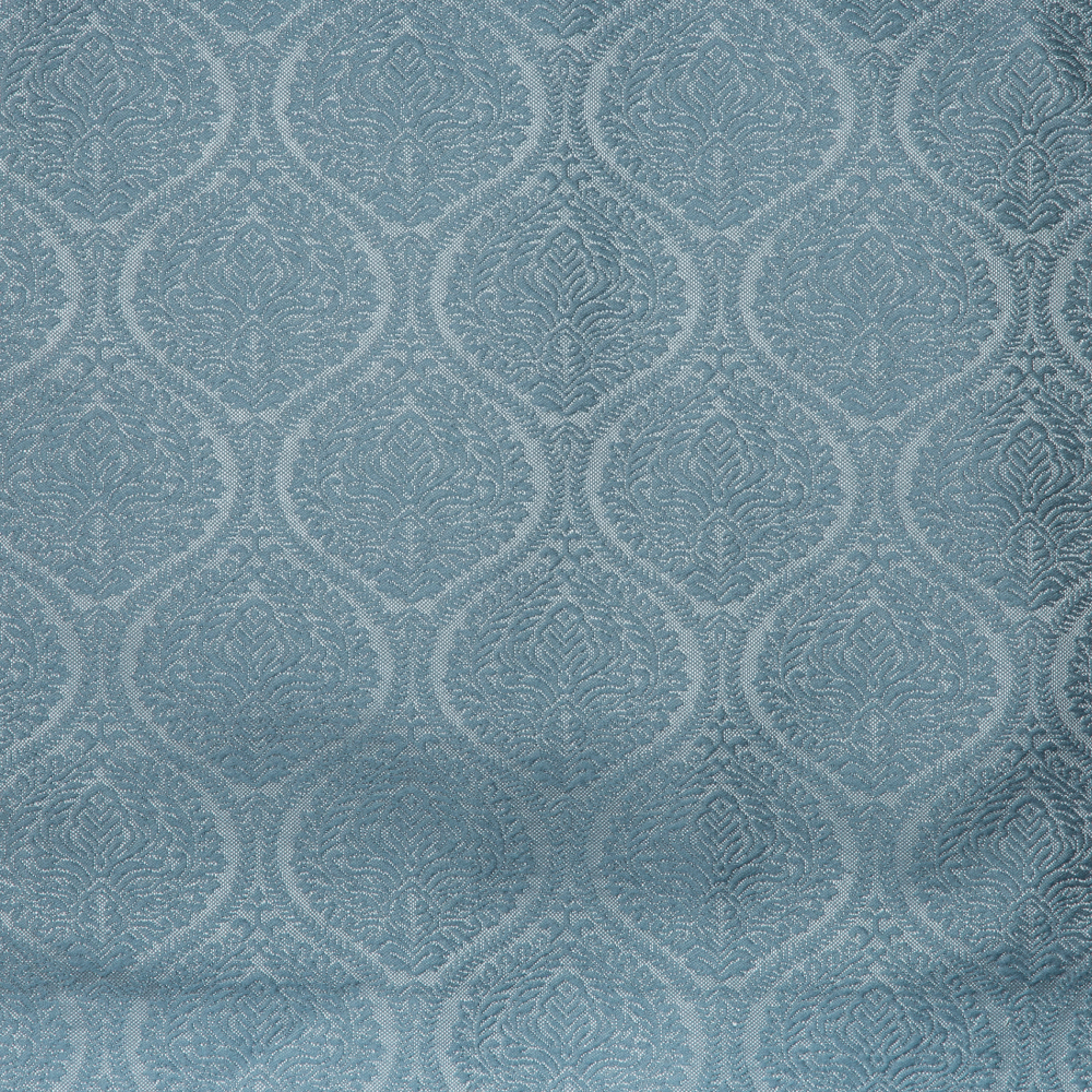 Newton Collection: Quarterfoil Curtain Fabric; 288cm, Weldon Blue 1