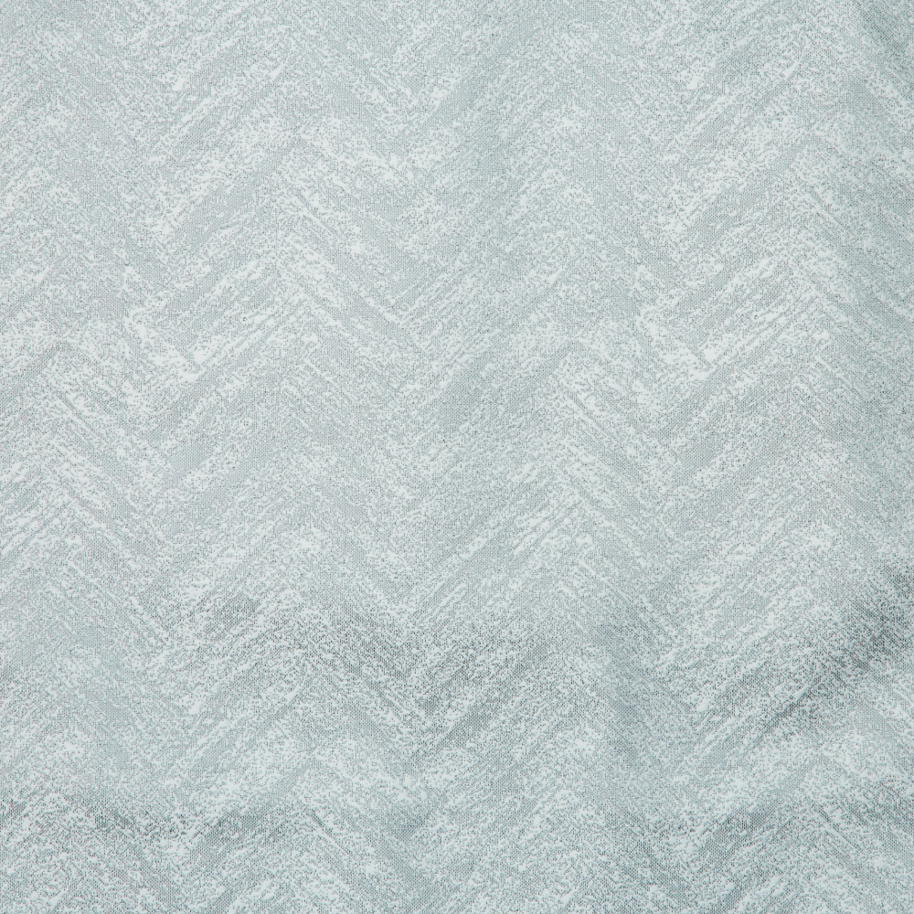 Newton Collection: Zigzag Curtain Fabric; 288cm, Grey 1