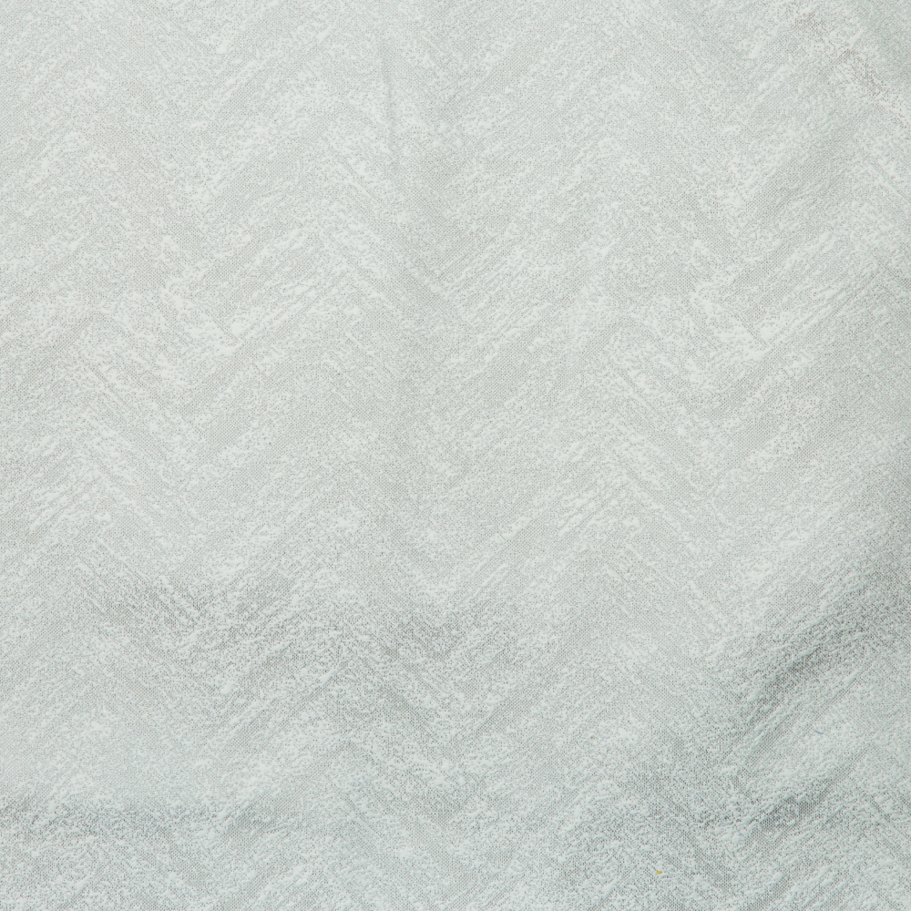 Newton Collection: Zigzag Curtain Fabric; 288cm, Light Grey 1