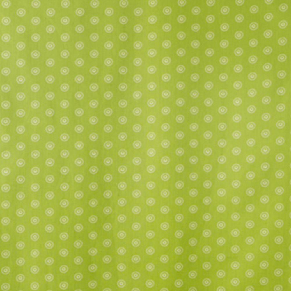 V027014-527: Dots Green Patterned Furnishing Fabric: 280cm 1