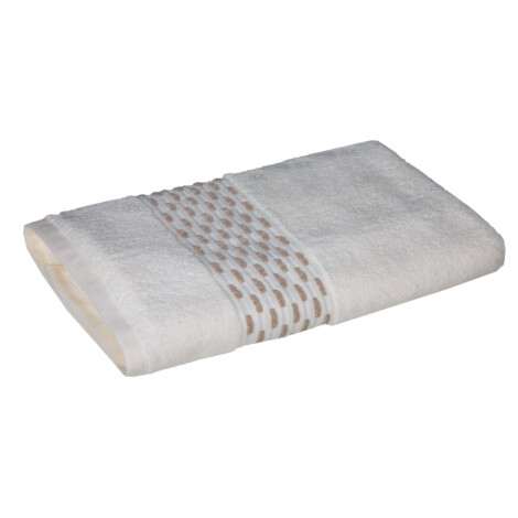 Brick Bath Towel; (70x140)cm, Beige