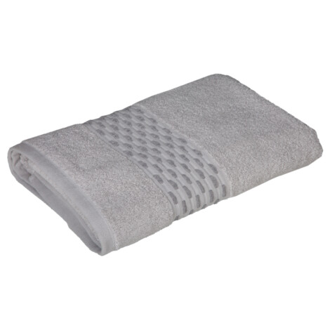 Brick Bath Towel; (70x140)cm, Grey