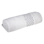 Brick Bath Towel; (70x140)cm, White