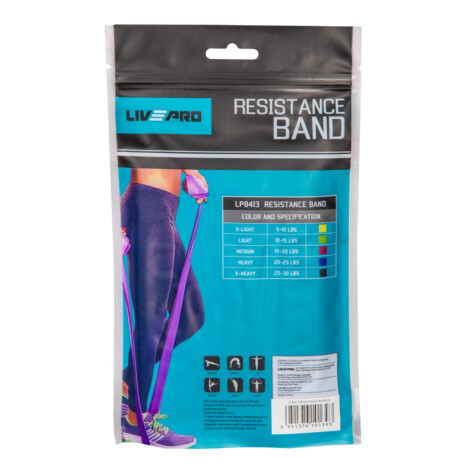 Resistance Band; Heavy, Blue