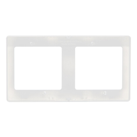 Domus: 2 Nos Switch/Socket Connection Back Plate, White 1
