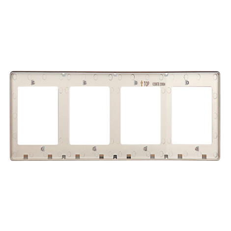Domus: 4 Nos Switch/Socket Connection Back Plate, White 1