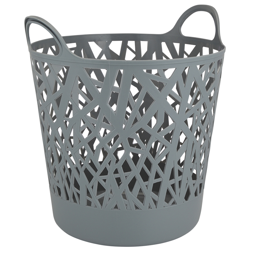 Nesty Laundry Basket, 35Lts; (42x39x45)cm, Grey