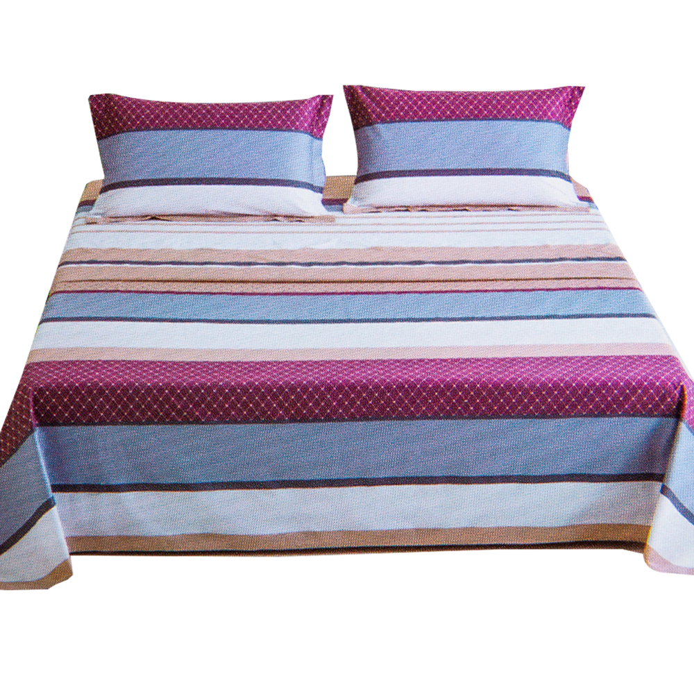 Domus: Queen Bed Sheet Set: 4pc: 2 Bed Sheets + 2 Pillow Sham 1