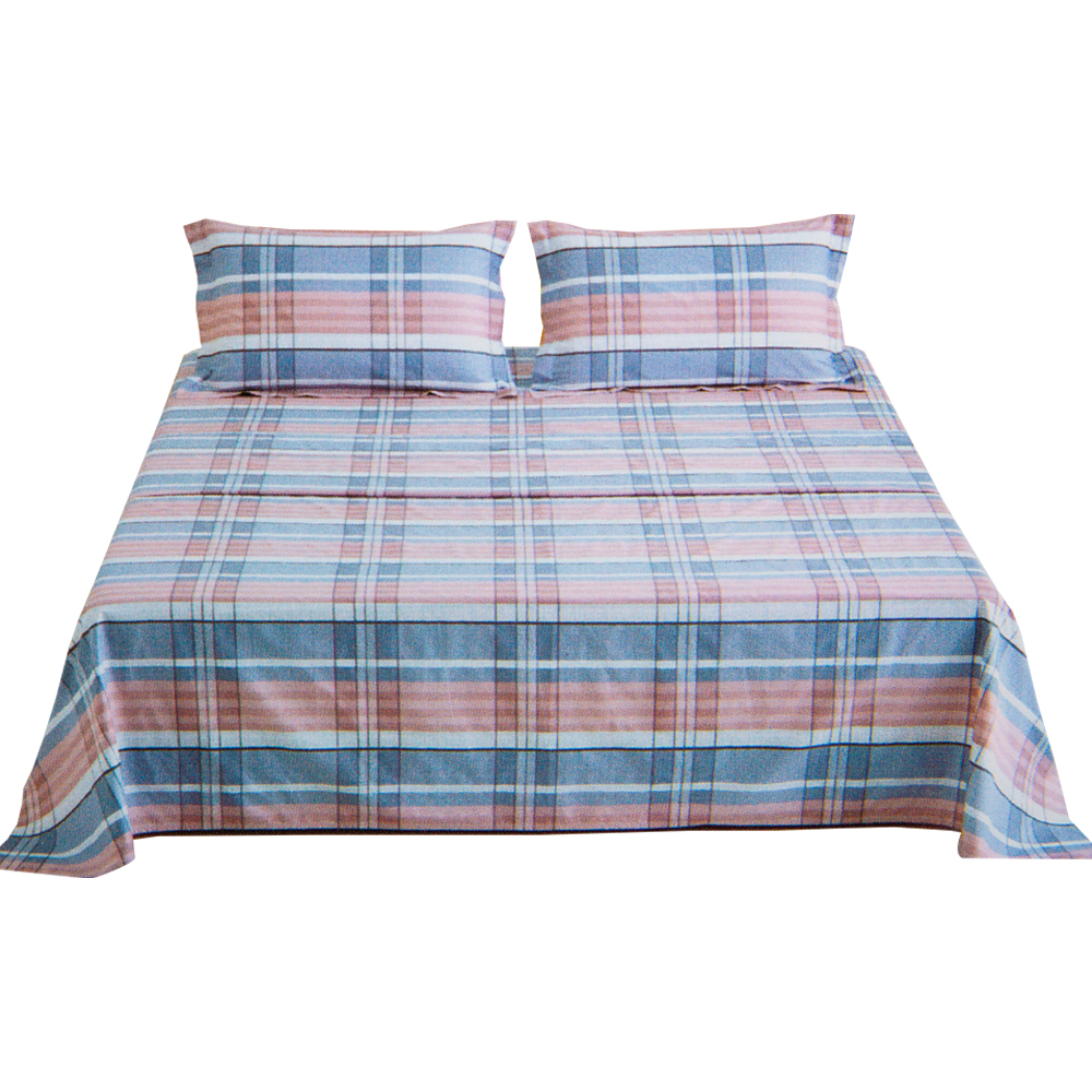 Domus: King Bed Sheet Set: 4pc: 2 Bed Sheets + 2 Pillow Sham 1