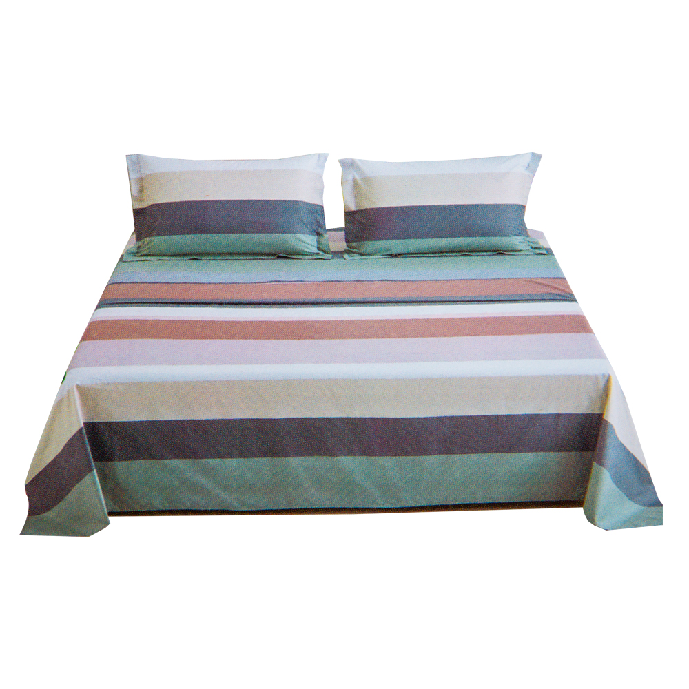 Domus: Single Bed Sheet Set: 3pc: 2 Bed Sheets + 1 Pillow Sham 1