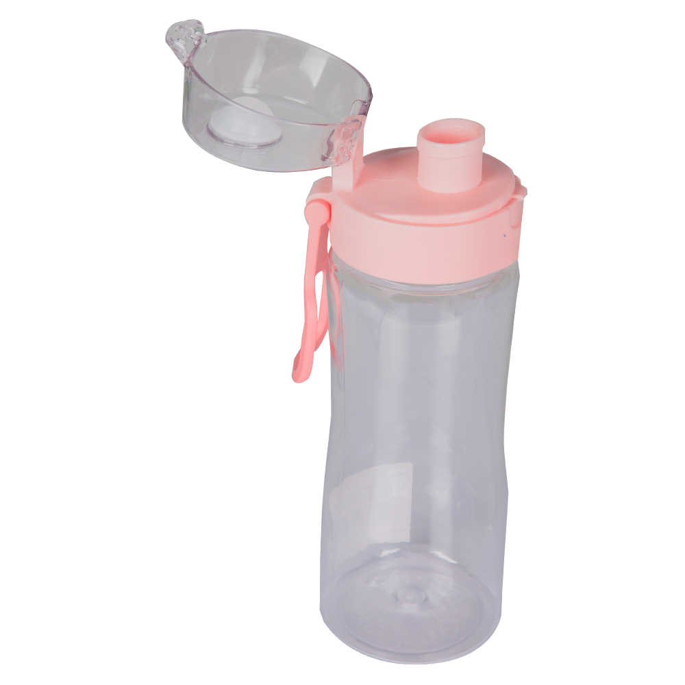 Double Lock Water Bottle; 600ml, Pink