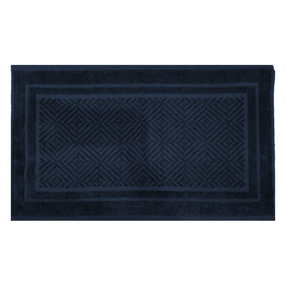 Ember Bath Towel, Cotton; (43×71)cm, Dark Blue 1