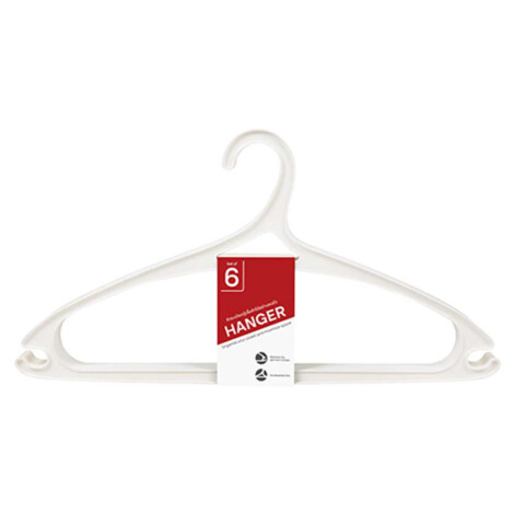 Hanger Set; 6pcs, White 1