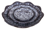 Decorative Round Gear Plate Set; 3pcs, Grey