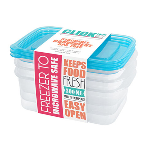 Food Container Set-300ml; 3Pcs 1