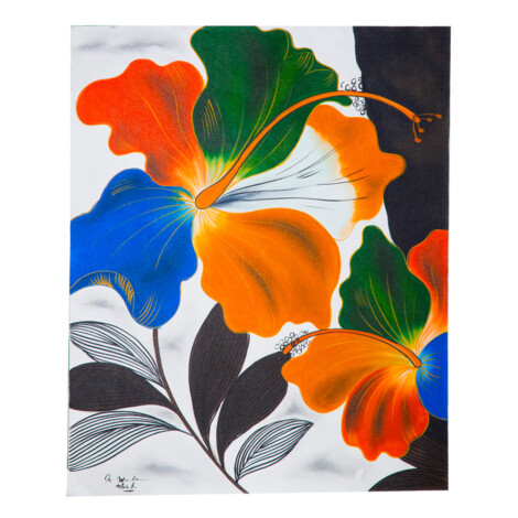 Oil Painting: Flower; (80x100x4)cm 1