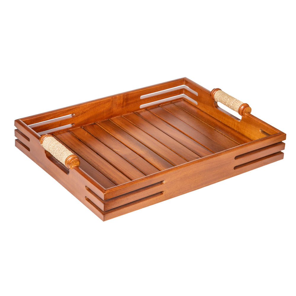 Wood Tray; Medium, Natural 1