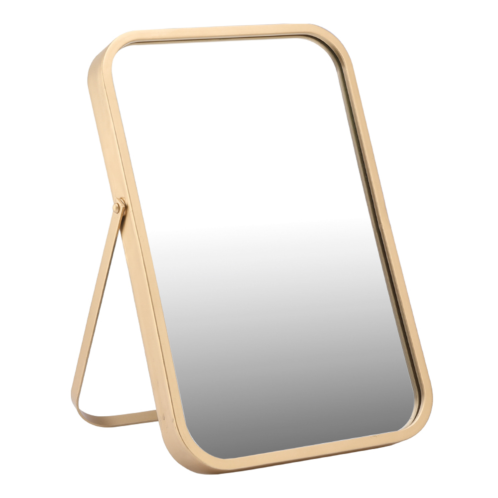 Diana Table Standing Mirror; (27x3x40)cm, Gold 1