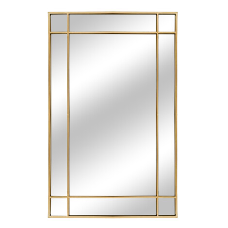 Decorative Wall Mirror; (60×90)cm, Gold 1