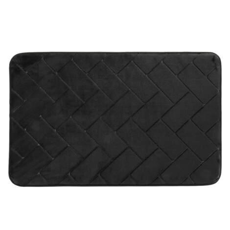 Erina Memory Foam Bath Mat; (45×70)cm, Black 1
