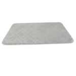 Erina Memory Foam Bath Mat; (45x70)cm, Light Grey