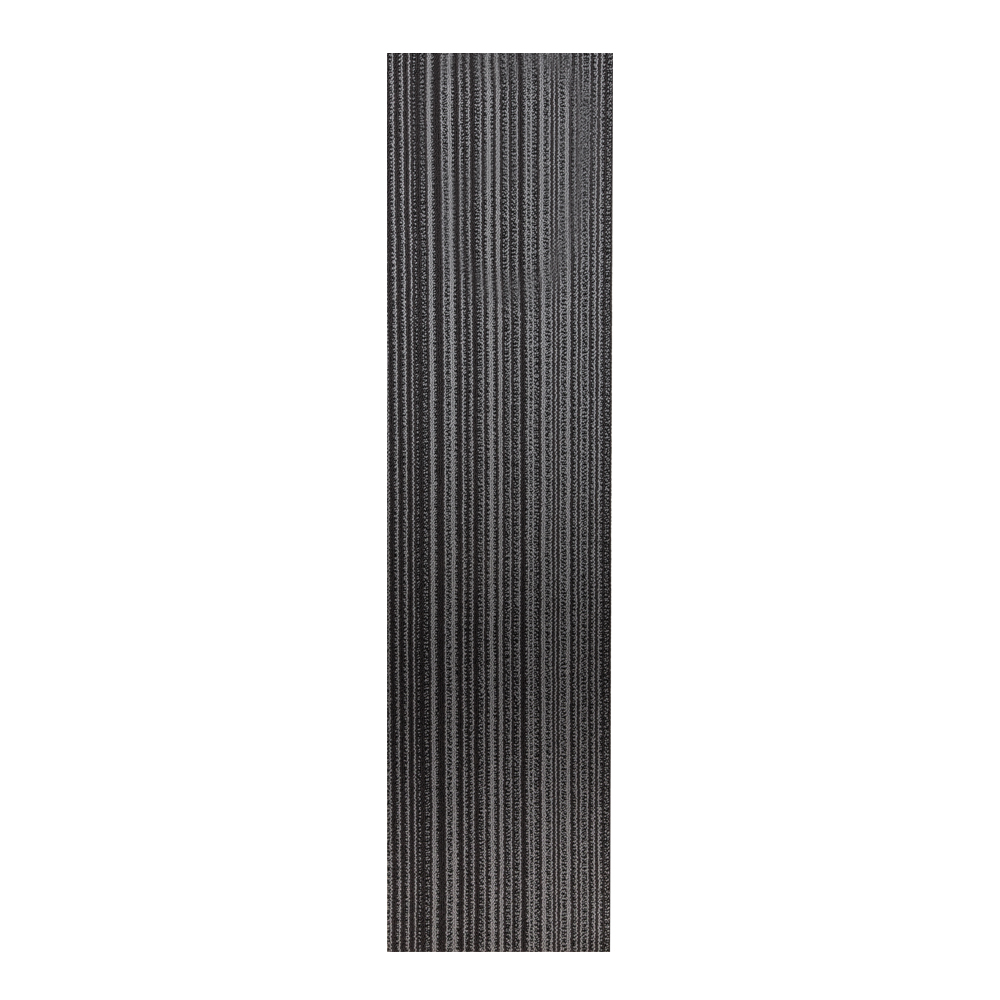 Verity: Carpet Tile; (25×100)cm, Grey/Black 1