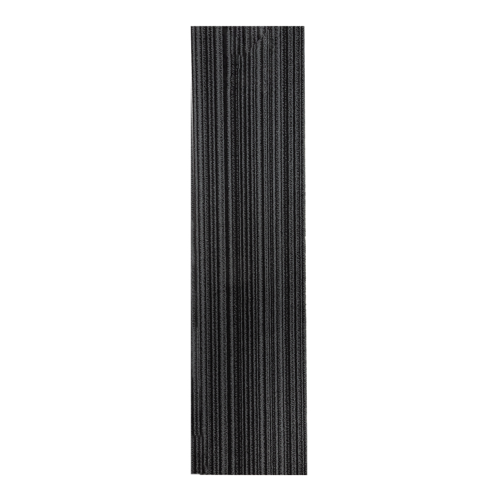 Verity: Carpet Tile; (25×100)cm, Black/Grey 1
