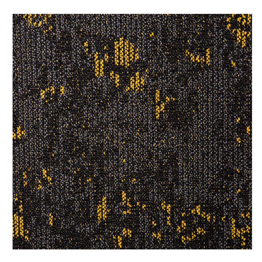 Cloud Nine: Carpet Tile; (50×50)cm, Yellow/Grey 1