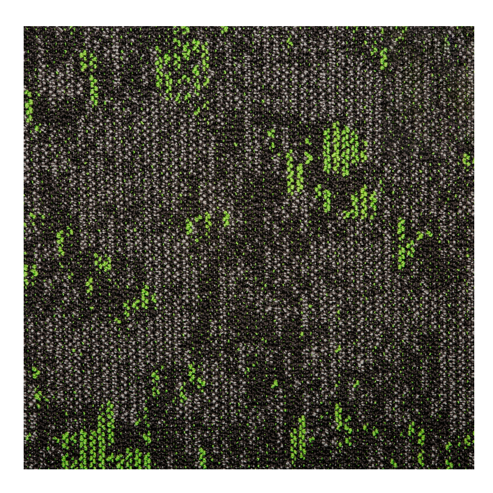 Cloud Nine: Carpet Tile; (50×50)cm, Green/Grey 1
