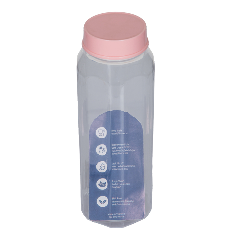 Water Bottle; 1200ML, Pink 1