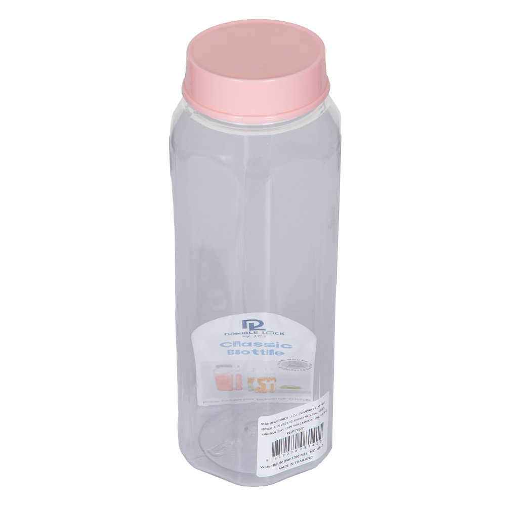 Water Bottle; 1200ML, Pink