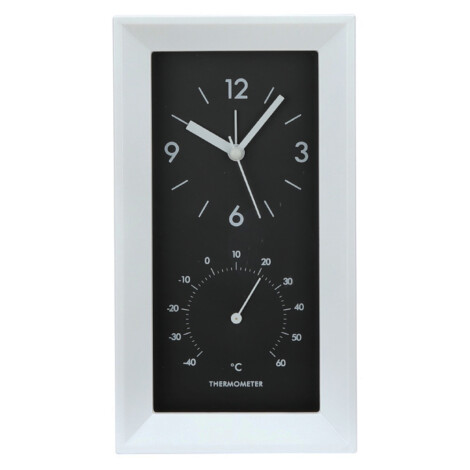 Chaly Alarm Clock; (11.2x5.5x20.2)cm, Black/White