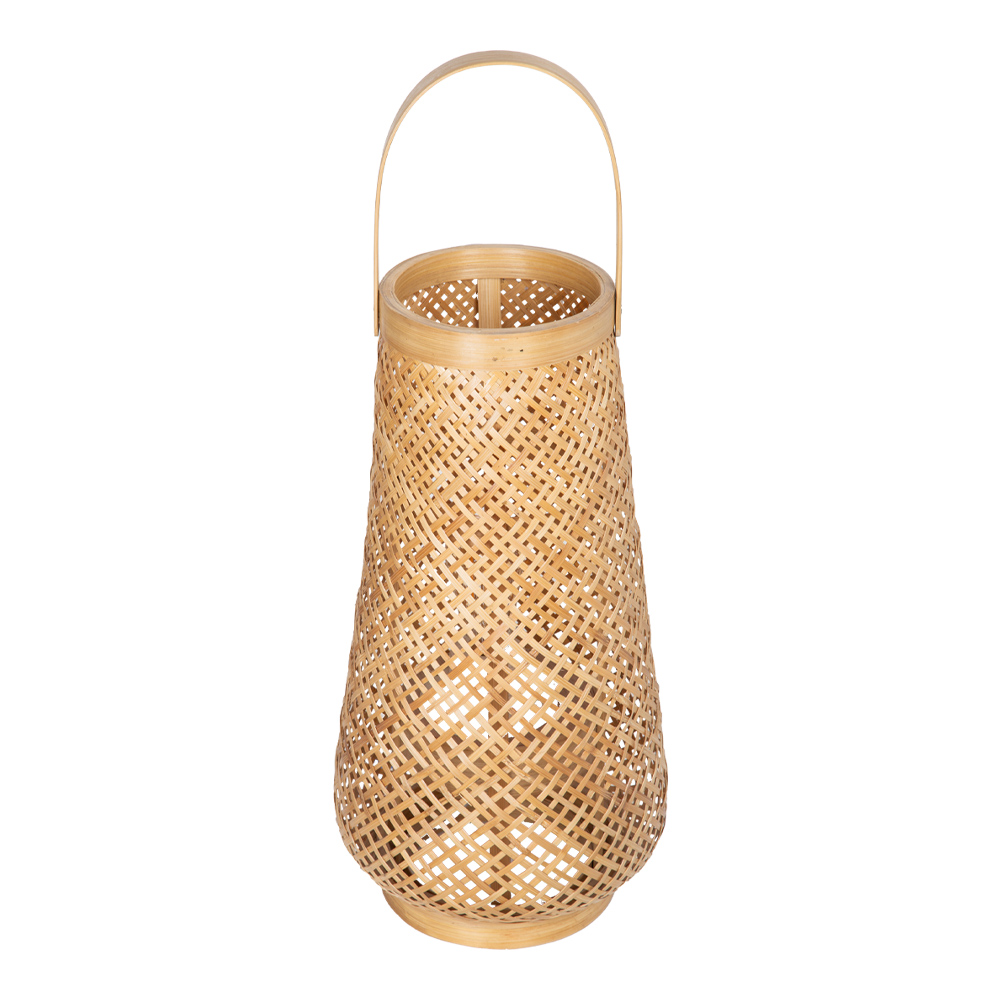 Bamboo Medium Lantern With Fittings, Natural 1