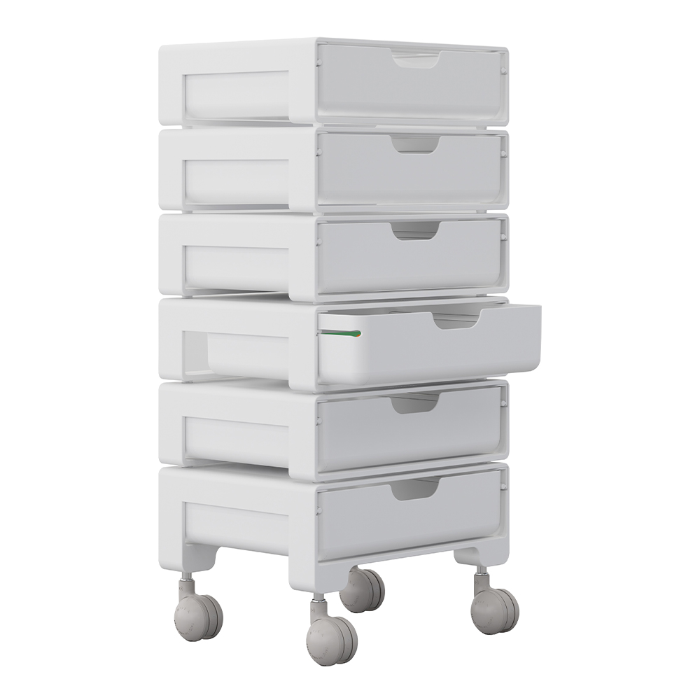 Office Desktop Storage Organizer; (31.8x24.9x11.5)cm, Angel White