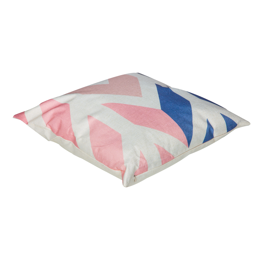 Outdoor Pillow; (45x45)cm, Pink/Blue