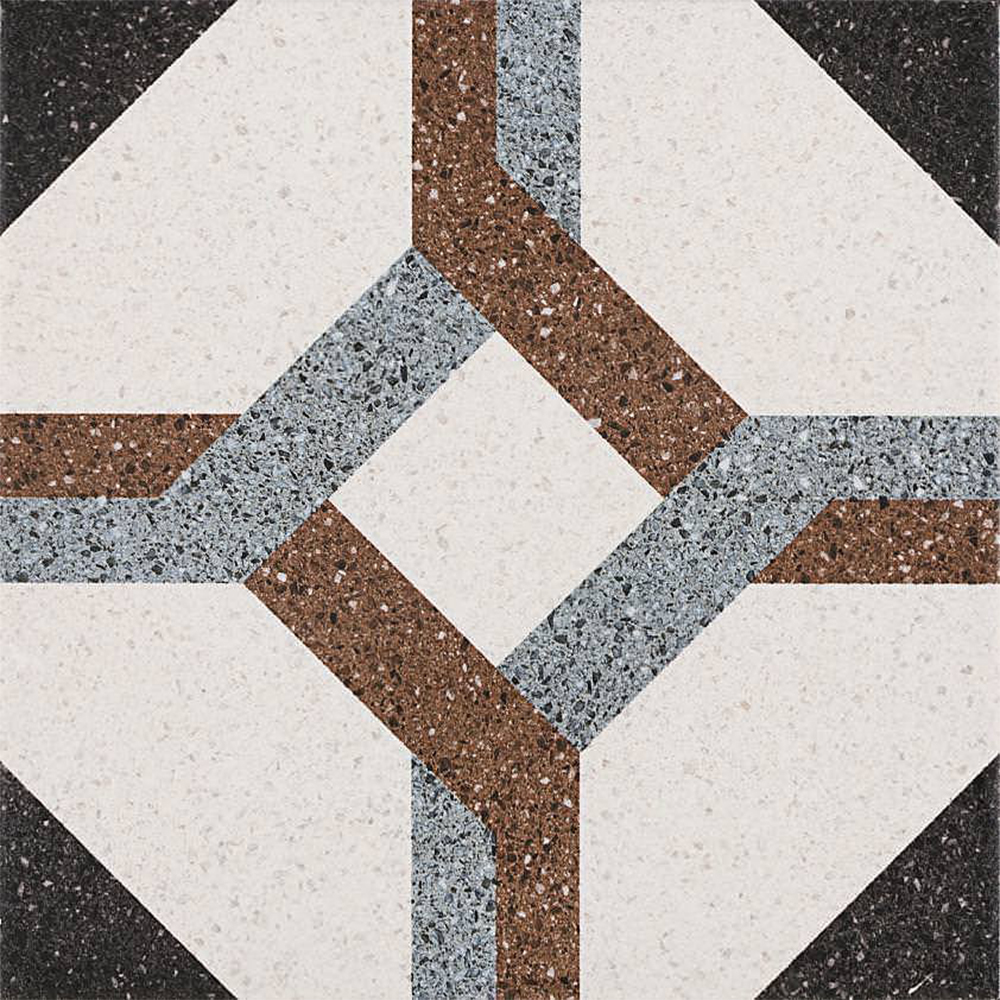 DC. Hofer 1: Matt Porcelain Decor Tile; (22.3×22
