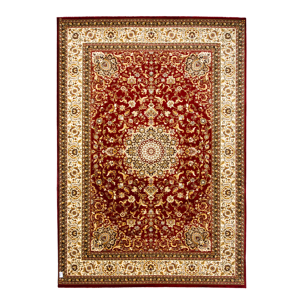 Dilek: Dilber Floral Persian Carpet Rug; (200×290)cm, Maroon/Brown 1