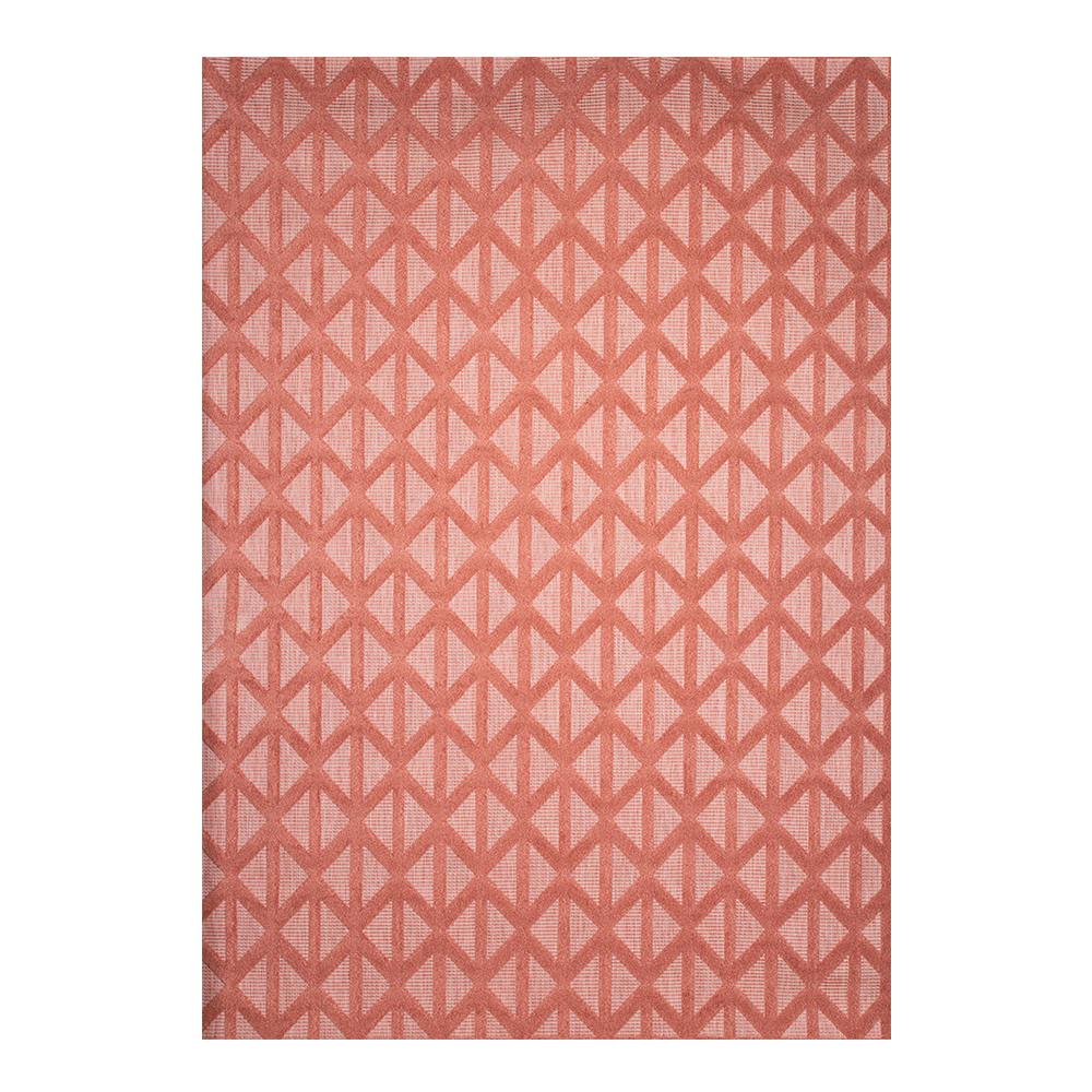 Grand: Newport Diamond Pattern Carpet Rug; (200×290)cm, Copper Red 1