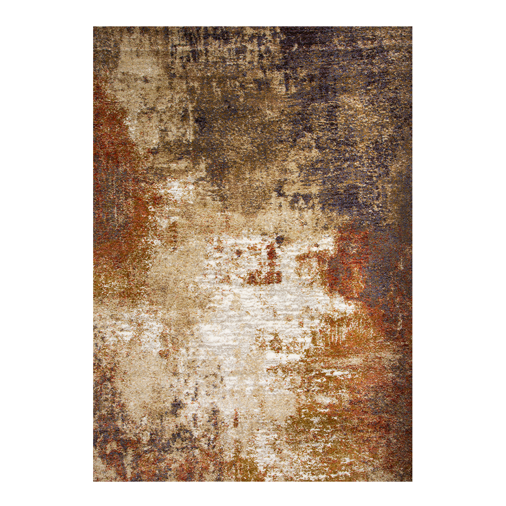 Oriental Weavers: Omnia Abstract Carpet Rug; (80×150)cm, Sierra Gold 1