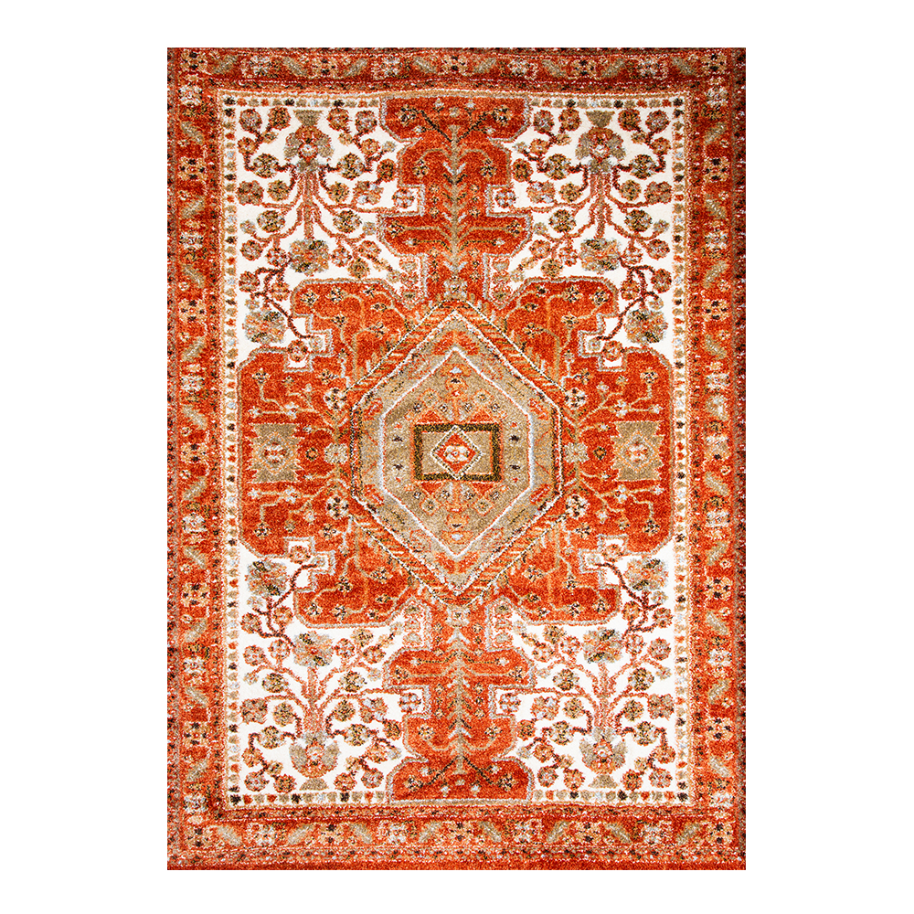 Oriental Weavers: Omnia Persian Carpet Rug; (80×150)cm, Orange 1