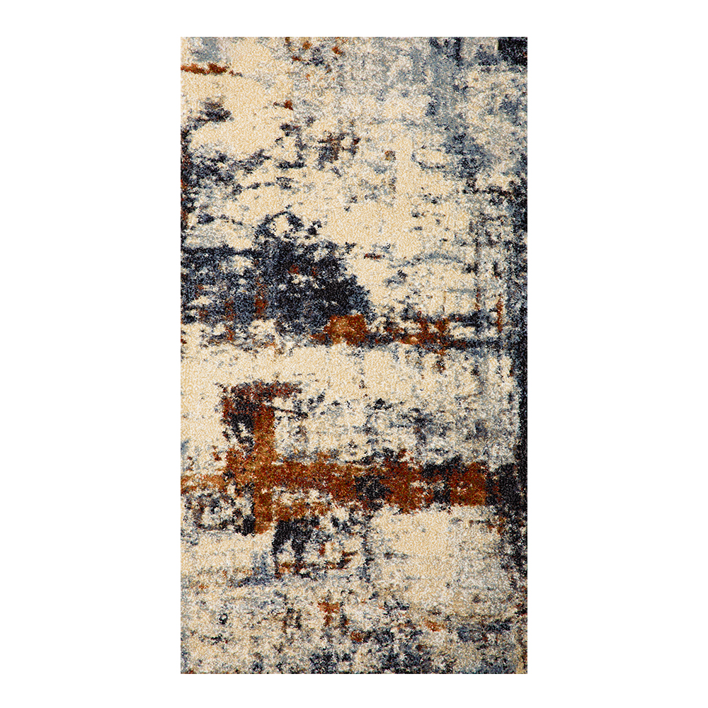 Oriental Weavers: Omnia Abstract Carpet Rug; (80×150)cm, Rusty Cream 1