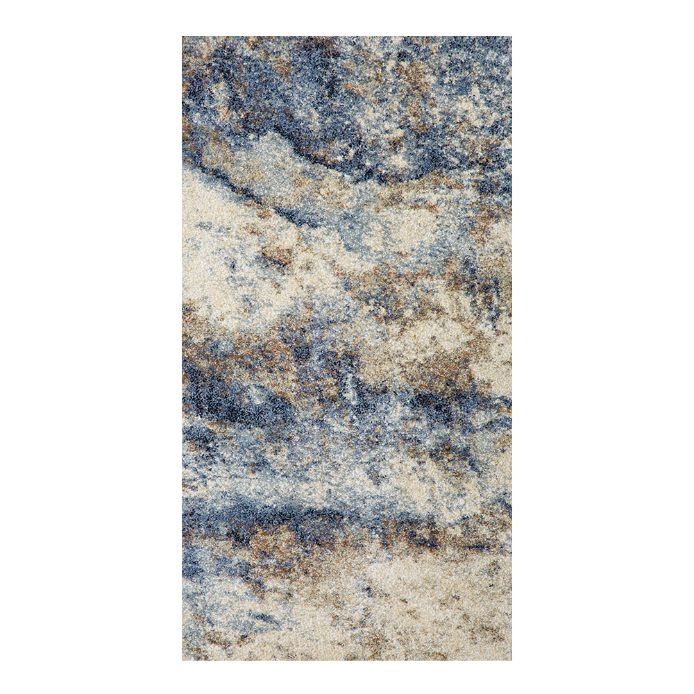 Oriental Weavers: Omnia Abstract Carpet Rug; (80×150)cm, Navy Blue/Grey 1