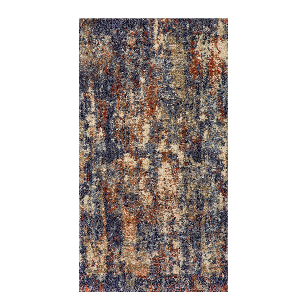Oriental Weavers: Omnia Abstract Carpet Rug; (80×150)cm, Blue/Multi 1