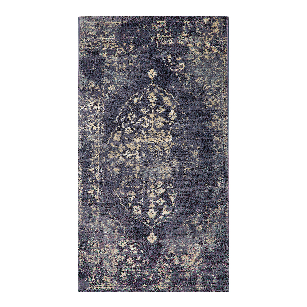 Oriental Weavers: Omnia Medallion Carpet Rug; (80×150)cm, Blue Grey 1