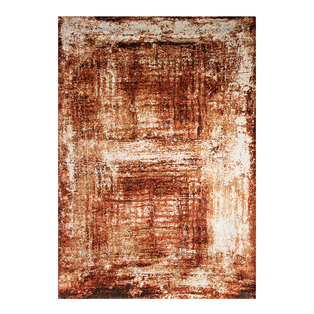 Oriental Weavers: Omnia Abstract Carpet Rug; (160×230)cm, Copper Red 1