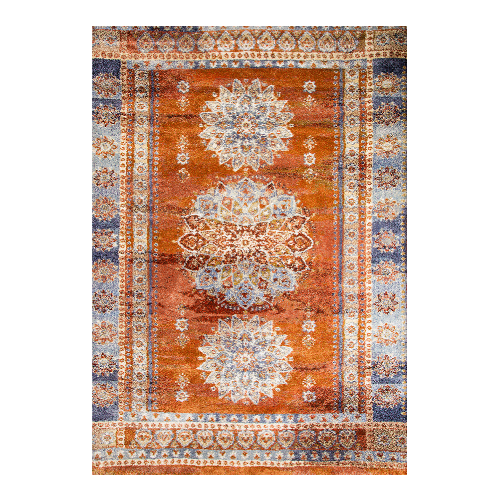 Oriental Weavers: Omnia Floral Persian Carpet Rug; (160×230)cm, Orange 1